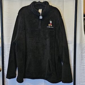 Walt Disney World Exclusive Cozy Fleece 1/4 Zip Pullover Top